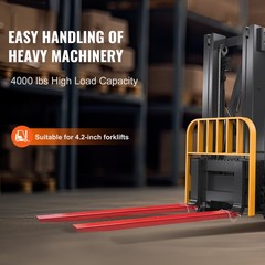 Uimoso Pallet Fork Extensions Forklift Extensions 72″ x4.5″ Heavy Duty with Pins
