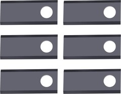6Pcs Knife Kit For Tar River BDR-135,BDR-165,BDR-185 Drum Mowers KT4012 DM10454