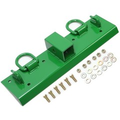 Bolt-on Grab Hooks D Rings 2″ Receiver For John Deere Tractor Compact Tractor