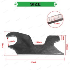 For John Deere 27 35 D C G Zts 110 Tlb Quick Change Bucket Attachment Ears 3/5″