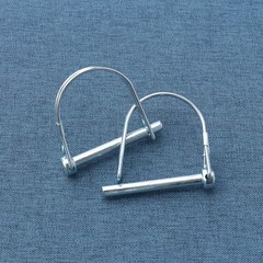 Trailer Coupler Pin, 2Pcs Tivnhuils Hitch Pin Trailer Pin, Zinc Plated Carbon…