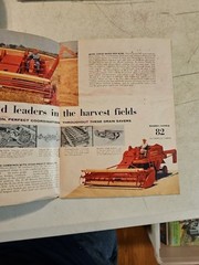 1958 Massey Ferguson Guide To Modern Farming Dealer Sales Brochure. Rough Shape