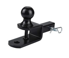 TOPTOW ATV/UTV Trailer Hitch 2-Inch Ball Mount, Clevis Pin, Universal Fit