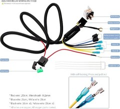 12V Air Horn Wiring Kit Horn Button Switch Wiring Harness Relay Kit for Car Truc
