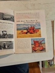 1958 Massey Ferguson Guide To Modern Farming Dealer Sales Brochure. Rough Shape