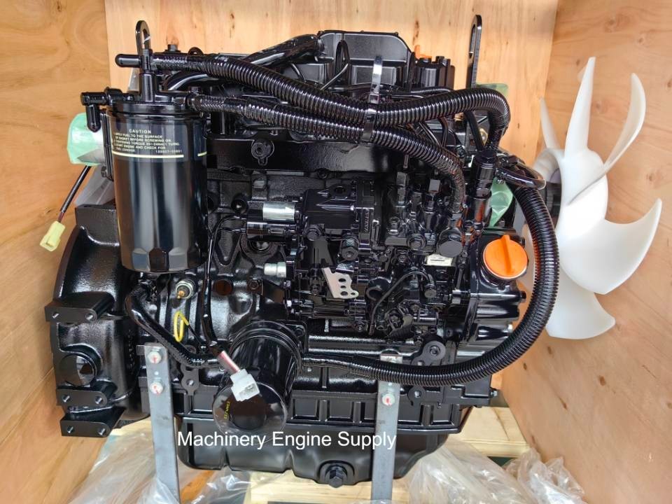 NEW YANMAR ENGINE 4TNV88-BD 35KW 47HP 3000RPM MECHANICAL ENGINE FREE SHIP-