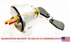 7N-0718 7N0718 BATTERY DISCONNECT IGNITION SWITCH FITS CATERPILLAR WITH 2 KEYS
