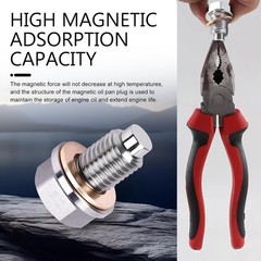 M14 x 1.5 Magnetic Oil Drain Plug, Stainless Steel Engine Magne Color: M14x1.5