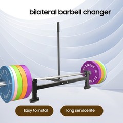 Bilateral Barbell Changer for Changing Plates Handle Deadlift Home Gyms Fitness
