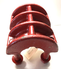 USED REAR WHEEL CLAMP PAINTED WITH BOLTS FOR IH H SUPER H 300 TRACTORS 6912D