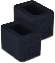 2 Pack Seat Belt Buckle Holder, Silicone Auto Rear Seatbelt Buckle BoosterBlack