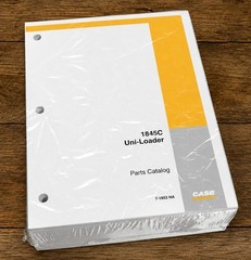 Parts Manual for Case 1845C Skid Steer Loader Catalog 930 Pages JAF135099 and up