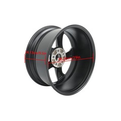 19×9.5 Alloy Wheel Rim Matte Black Tesla Model Y 2025+ 218822600B