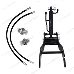Hydraulic Thumb Clip for Mini Excavators Attachments Single Hole Metal Grab