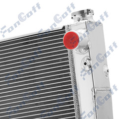 4 Row 70mm Aluminum Radiator fit Case New Holland Skidsteer 47946380 47362351 US