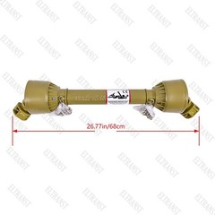 PTO Shaft Driveshaft for 1-3/8″ x 6 Spline Both Ends 26.8″-35.4″ Length Series 1