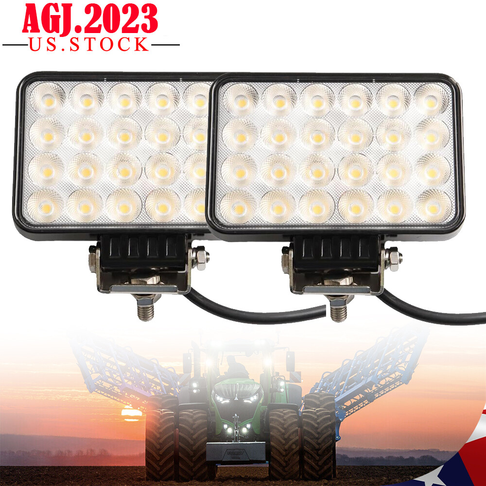 2x 72w LED Work Light Fog Light Driving Lamp For Truck ATV UTV Offroad Universal