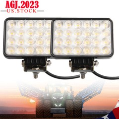 2x 72w LED Work Light Fog Light Driving Lamp For Truck ATV UTV Offroad Universal