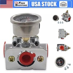 12-804 Low Fuel Pressure Adjustable Regulator & Gauge Kit Fits 1-4PSI Carburetor