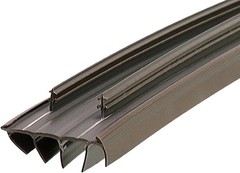 67967 Kerf Style 36 Inch Vinyl Replacement Door Bottom with Vinyl Fins, Brown…