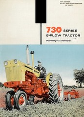 J.I. Case 730 Series Diesel & Gasoline 5 Plow Tractor Brochure Case-O-Matic