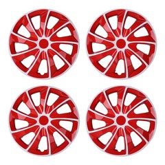 15 Inch Snap-on Hubcaps Set of 4 Universal Wheel Covers Blue Black 5084-WR