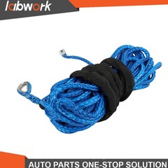 Labwork 5/16″x50′ Synthetic Winch Rope Line Recovery Cable 12000LBS W/Sheath US