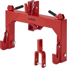 Category 1 3 Point Quick Hitch with 2in Receiver 3000lb Adjustable Tractor Hitch