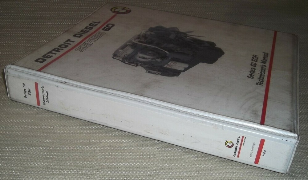 Detroit Diesel Series 60 Engine Technicians Shop Workshop Manual 7SE60