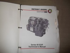 Detroit Diesel Series 60 Engine Technicians Shop Workshop Manual 7SE60