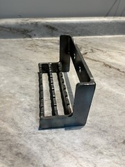 RWM Universal Brand New Bolt-On 5″drop step Raw Steel Step 1/4″ Thick