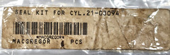 SEAL KIT FOR CYLINDER 21-03094 MACGREGOR ( ITEMS AS PER PHOTO )