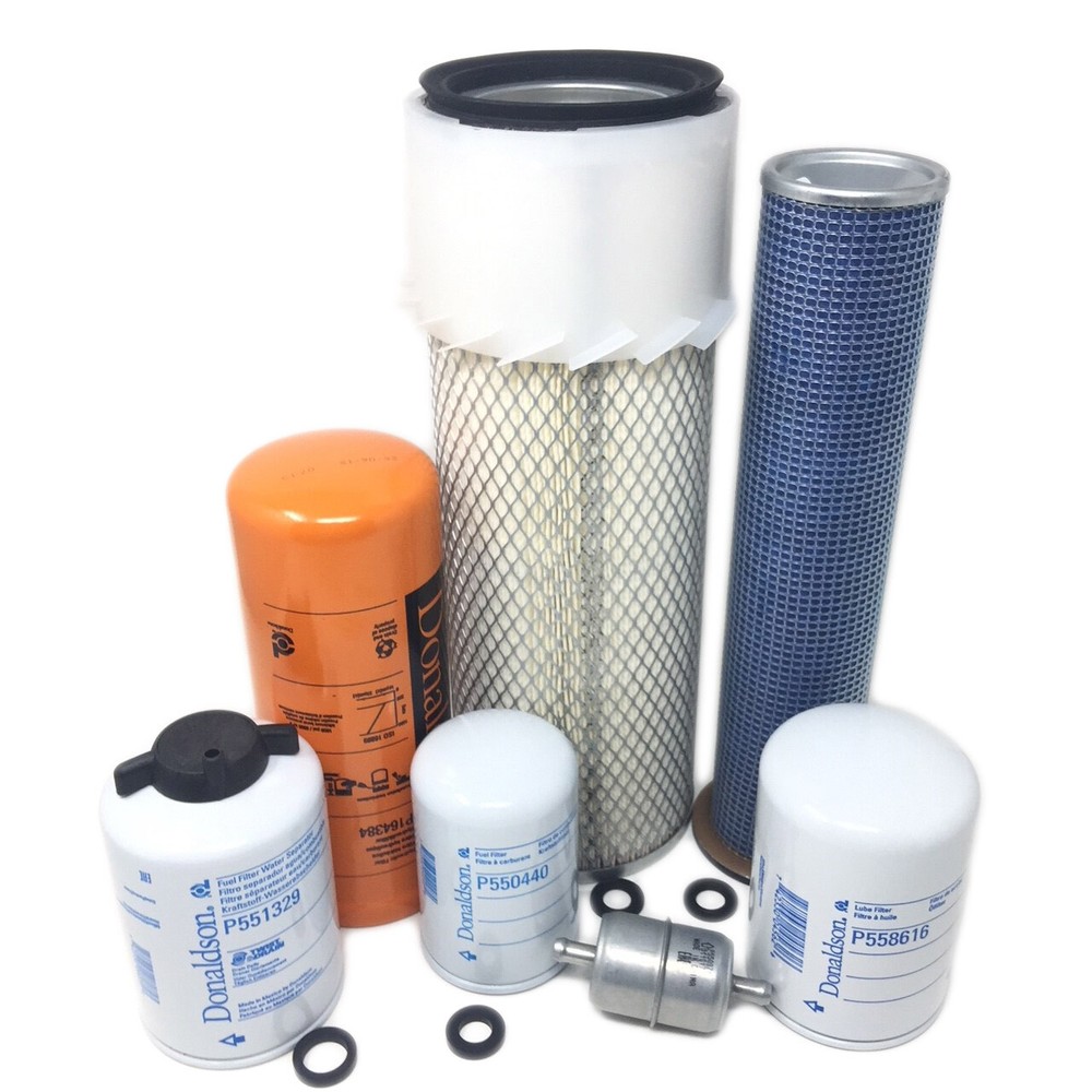 CFKIT Maintenance Filters Kit Compatible with CASE 580K Loader Backhoes
