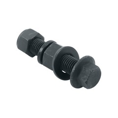 2 Pack Tractor Bucket Hooks with Tie down Ring, Grade 70 Forged Steel Black