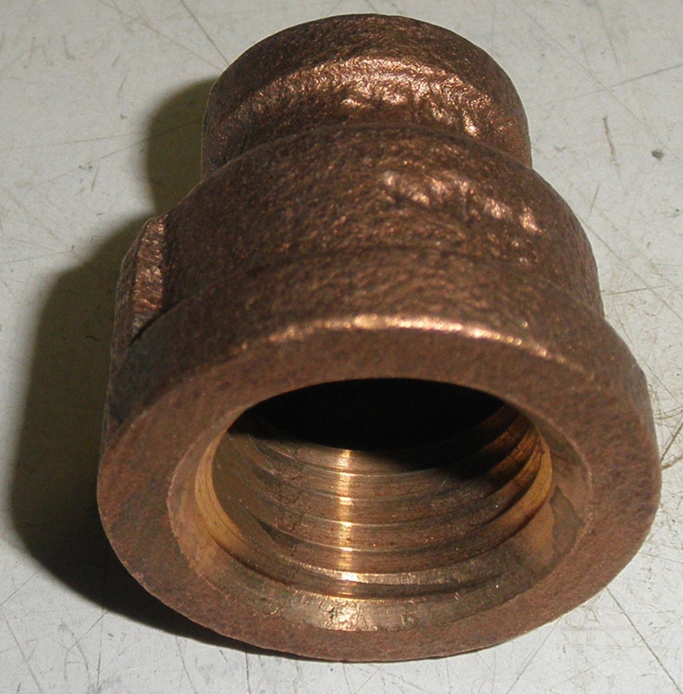 1/2″ X 1/4″ NPT Brass Reducer 4730-00-189-3030 MS14306-3V WW-P-460 Threaded B…