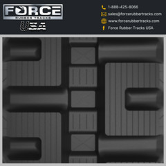 13″ C Pattern Rubber Track 320X86X52 SHIPS FREE Bobcat John Deere Kubota