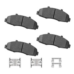Ceramic Front Brake Pads with Hardware for F-150 1997-2004