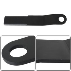 2pcs AR400 Heavy Duty Steel Mower For King Skidsteer Brush Hog Cutter Blades