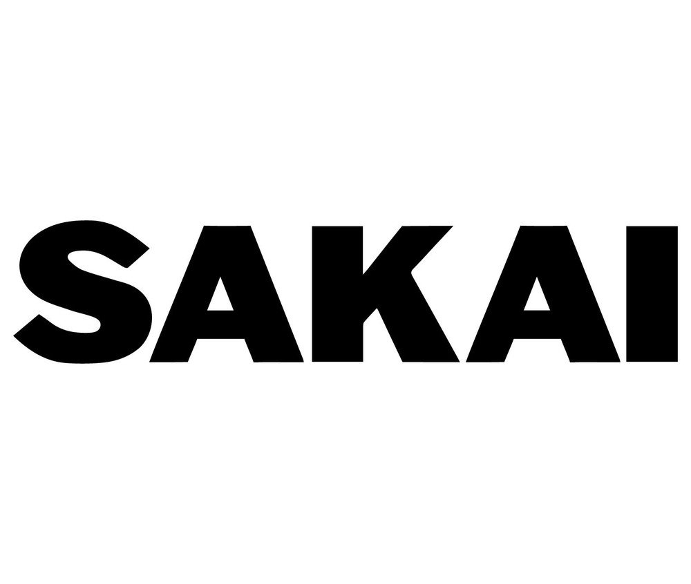 Sakai Decal Kit 18” (Set Of 2) Black Roller Replacement Stickers Equipment