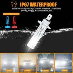 LED Tractor Headlight Kit For Kioti DK6020 DK6020CH-EU 6000K Bright White 4pcs