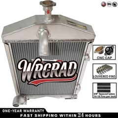 Aluminum Tractors Radiator+Cap for Ford 8N 9N 2N # 86551430 AR2018 8N8005