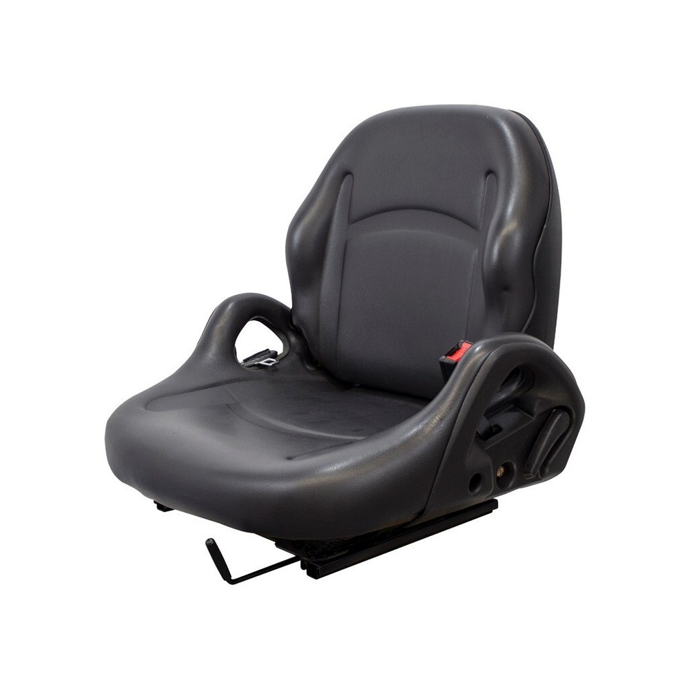Fits Komatsu Forklift Seat – Fits Various Models – Black Vinyl