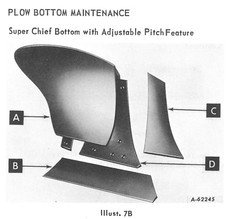 Farmall Super A 100 140 A-193 AV-193 1 Bottom Moldboard Plow IH Owner’s Manual