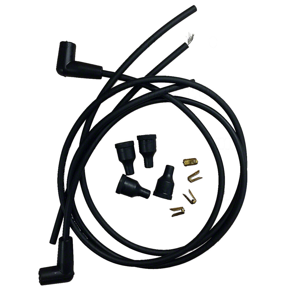 2-Cylinder Spark Plug Wire Set – Copper Core – Fits John Deere 70 (Gas) Tractors
