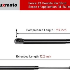 12 inch 24Lb/107N Gas Shocks Struts Gas Spring Lift Supports fit for Tool Box Ca