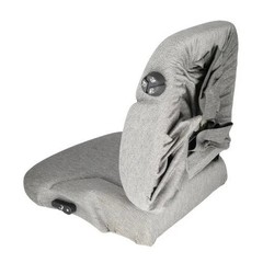 Seat and Backrest with Lumbar – Fabric Gray fits Case IH 7110 7120 7130 131181A2