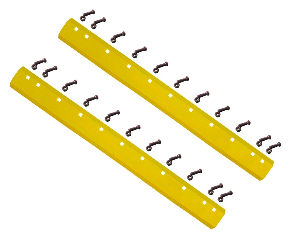 2 – 7D-4508 Common 5ft Heat Treated Curved Grader Blade w/ Bolts – 5/8″x6″x60″