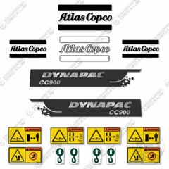 Fits Dynapac CC900 Decal Kit Roller Equipment Decals – 7 YEAR 3M VINYL!