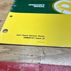 John Deere 210G Trimmer Edger 240G 260G Brush Cutters Operators Manual, OMM95191