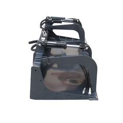 Wolverine 72″ Dual Cylinder Root Grapple Bucket Attachment Fits Skid Steer USA